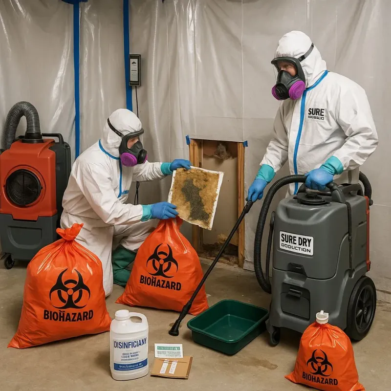 Contaminated Water Handling Protocols process in Columbia Heights, MN