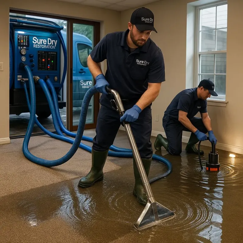 Water Extraction and Removal process in Columbia Heights, MN